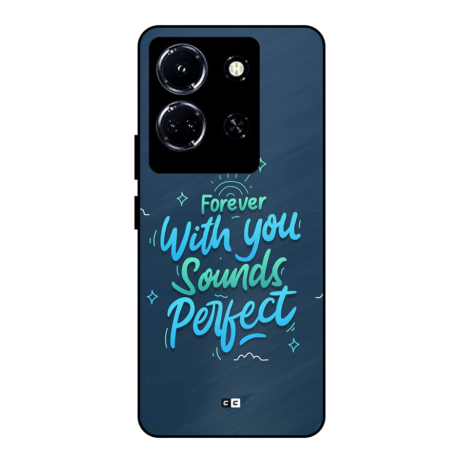Sounds Perfect Metal Back Case for Infinix Note 30 5G