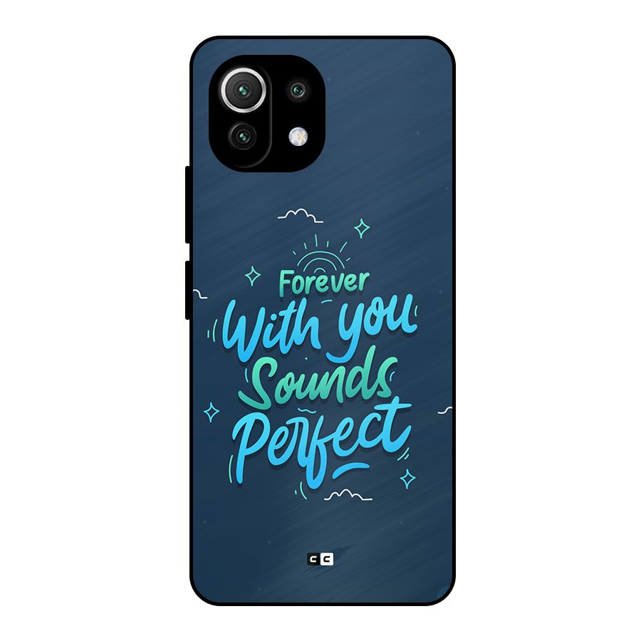 Sounds Perfect Metal Back Case for Mi 11 Lite NE 5G
