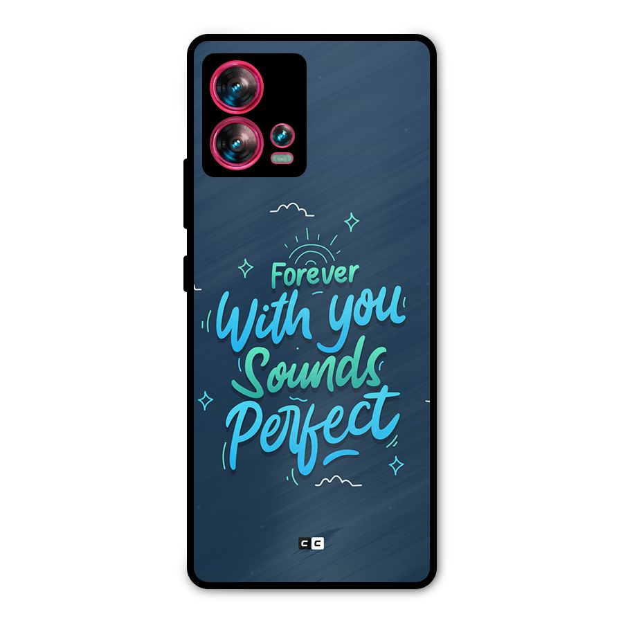Sounds Perfect Metal Back Case for Motorola Edge 30 Fusion
