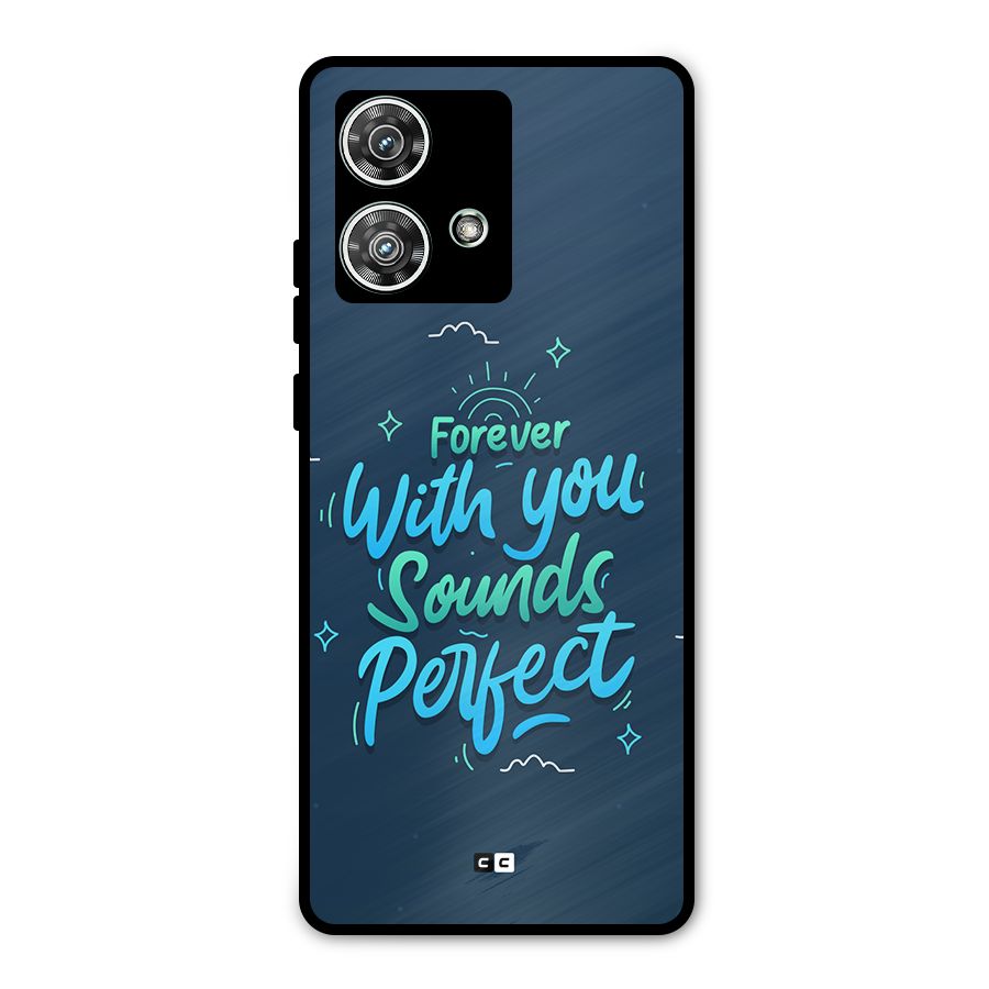 Sounds Perfect Metal Back Case for Motorola Edge 40 Neo