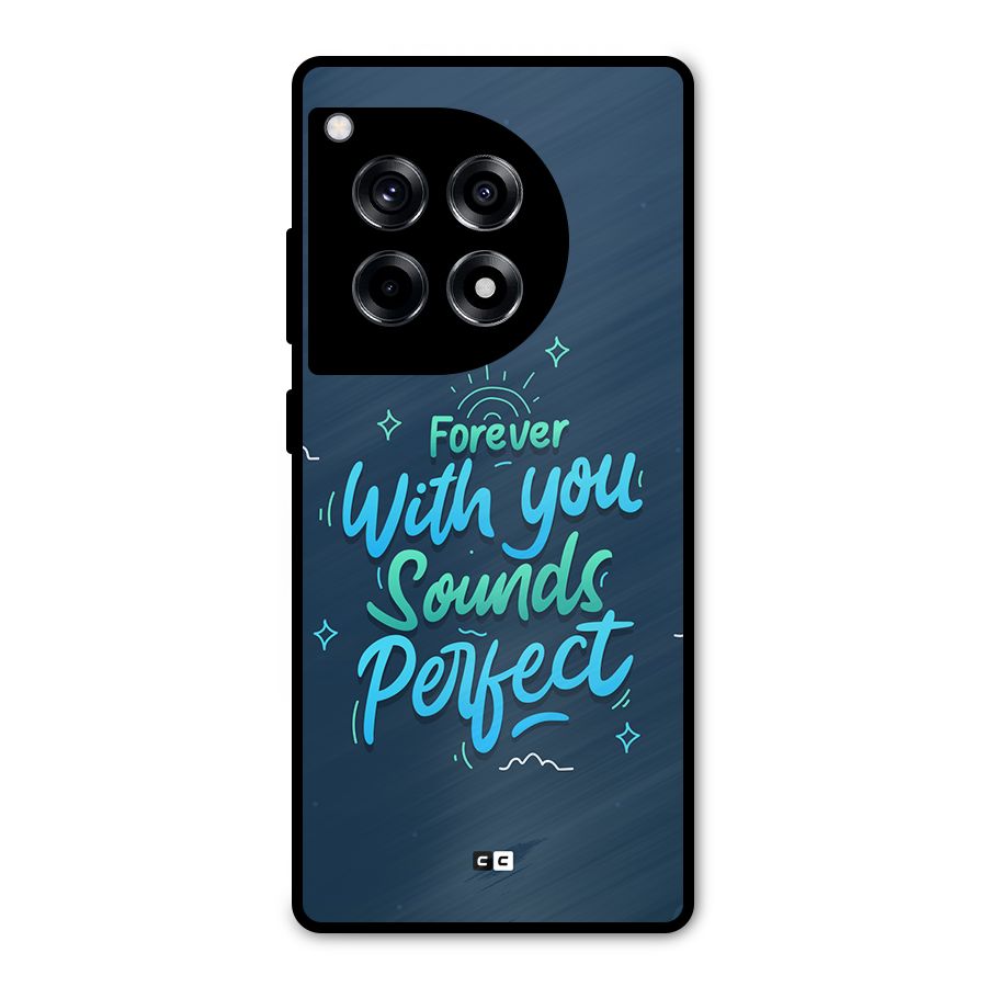 Sounds Perfect Metal Back Case for OnePlus 12R