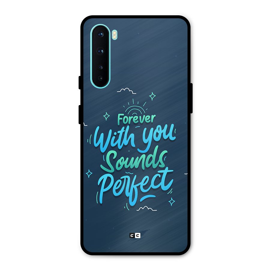 Sounds Perfect Metal Back Case for OnePlus Nord