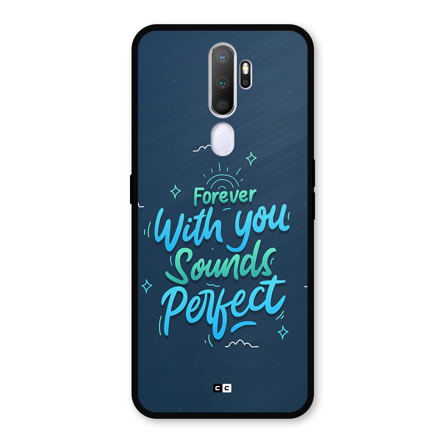 Sounds Perfect Metal Back Case for Oppo A5 (2020)