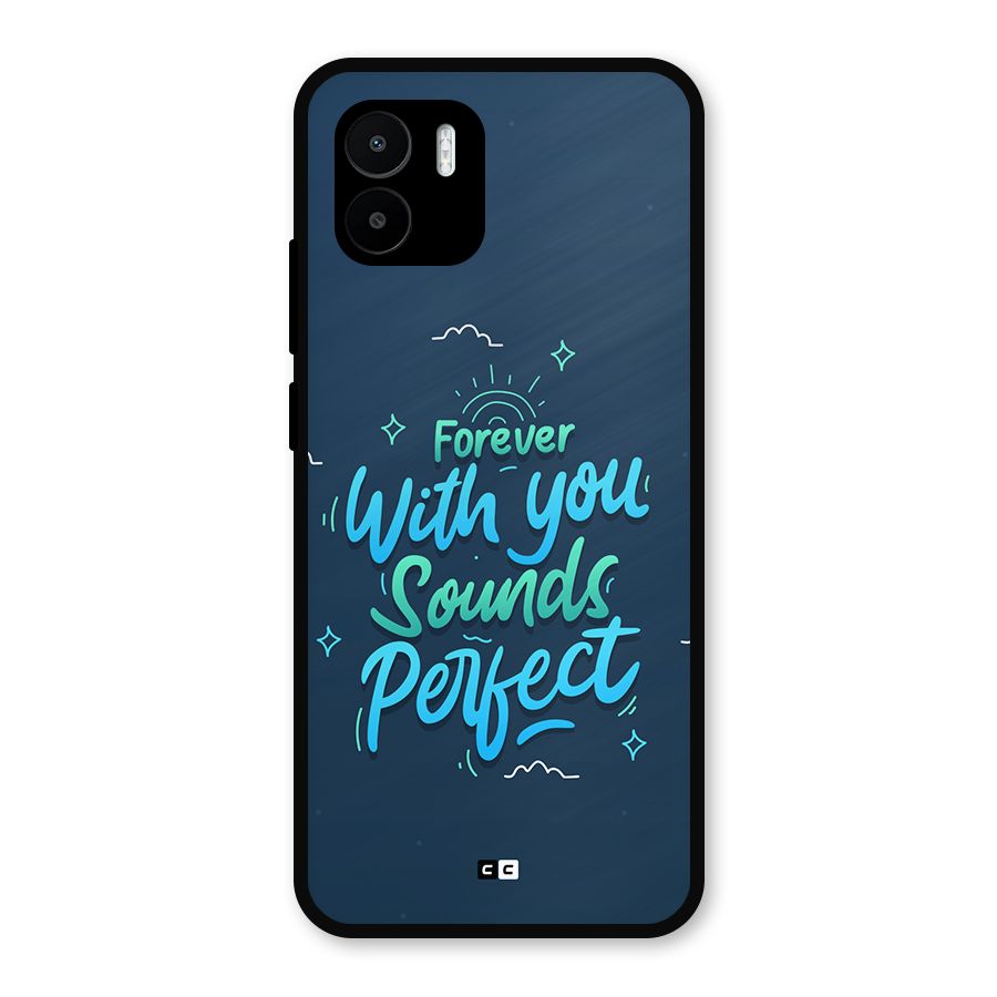 Sounds Perfect Metal Back Case for Redmi A2