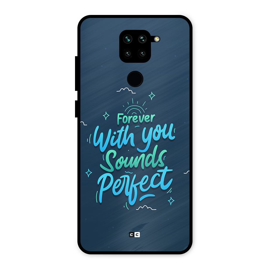 Sounds Perfect Metal Back Case for Redmi Note 9