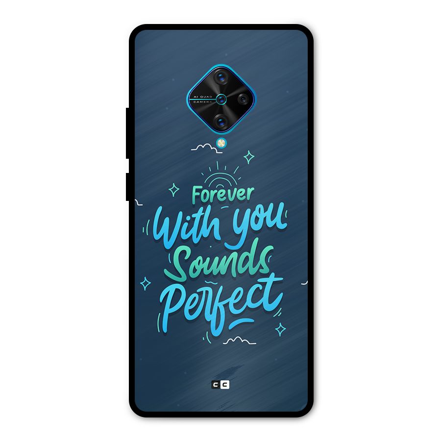 Sounds Perfect Metal Back Case for Vivo S1 Pro