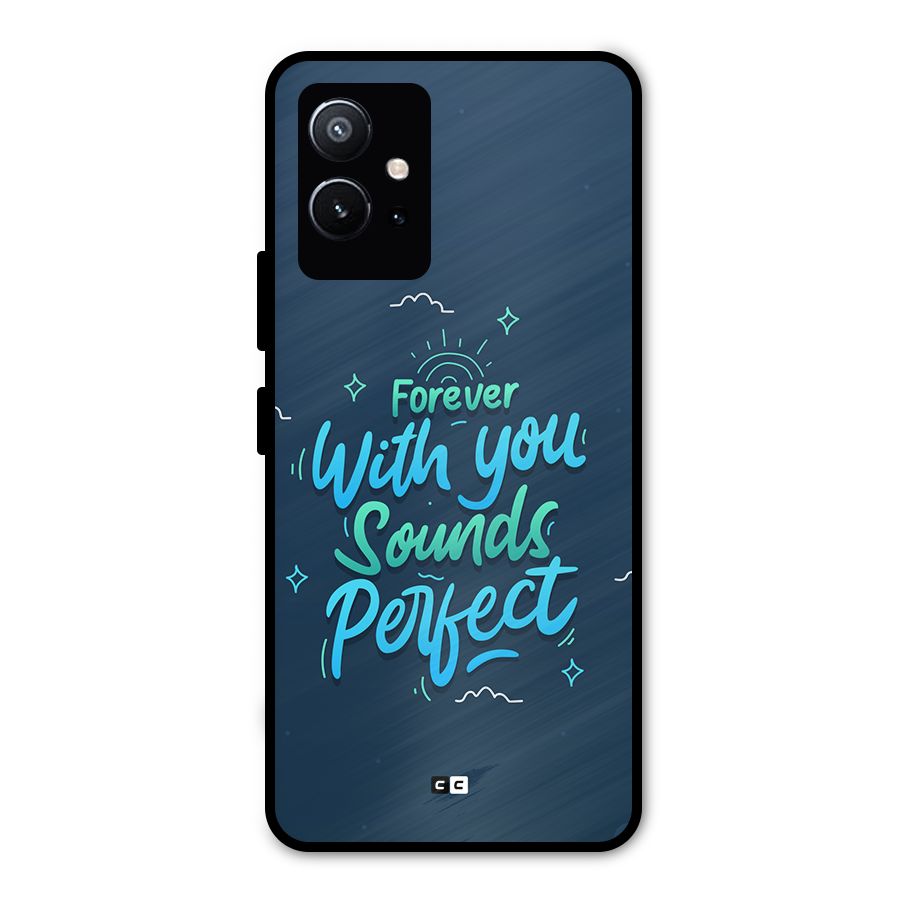 Sounds Perfect Metal Back Case for Vivo T1 5G