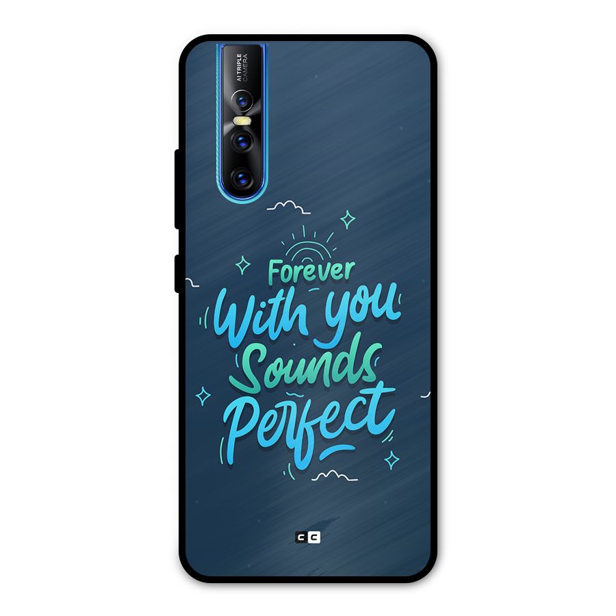 Sounds Perfect Metal Back Case for Vivo V15 Pro