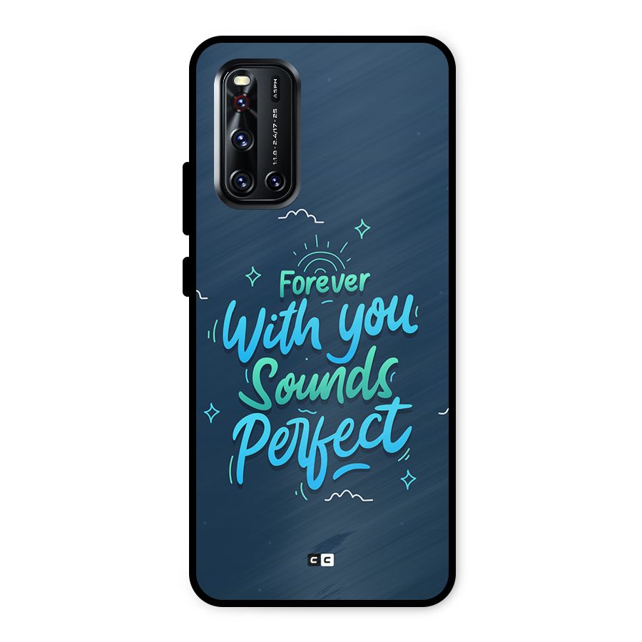 Sounds Perfect Metal Back Case for Vivo V19