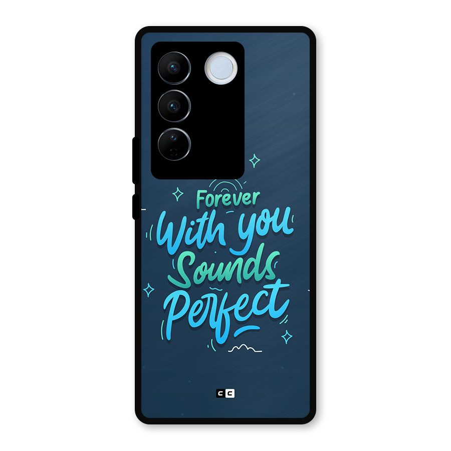 Sounds Perfect Metal Back Case for Vivo V27