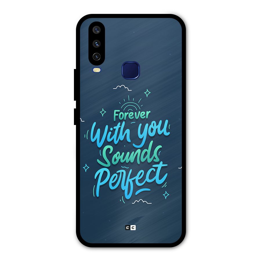 Sounds Perfect Metal Back Case for Vivo Y12