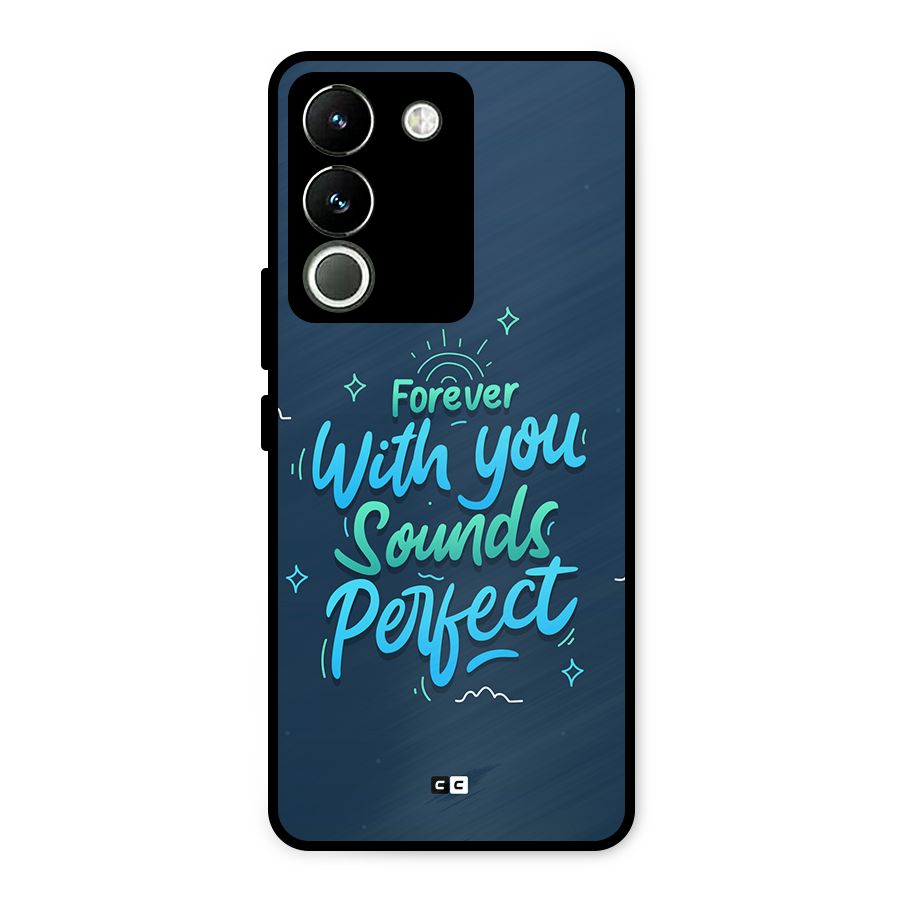 Sounds Perfect Metal Back Case for Vivo Y200