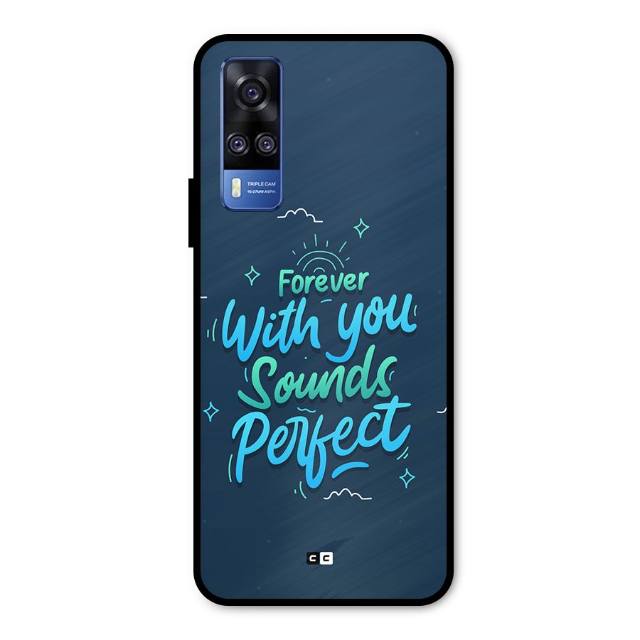 Sounds Perfect Metal Back Case for Vivo Y31