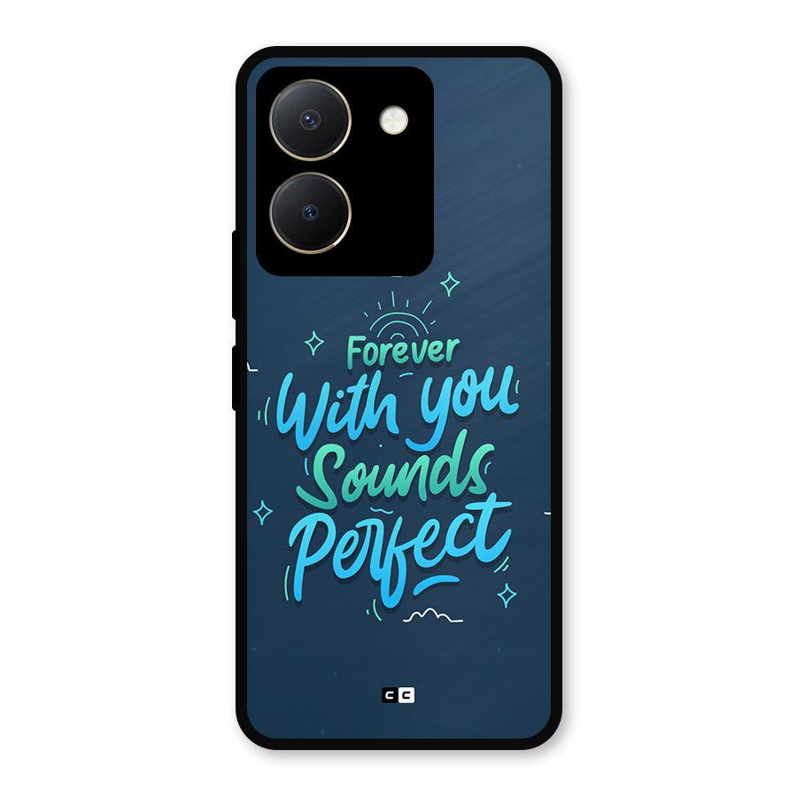 Sounds Perfect Metal Back Case for Vivo Y36