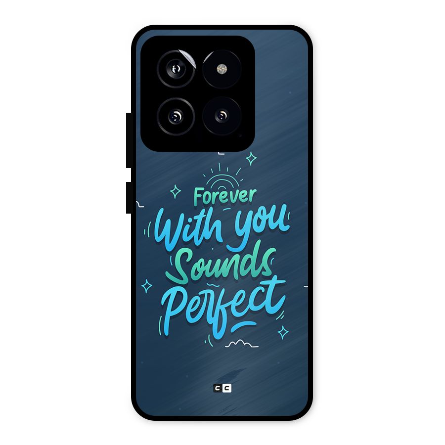 Sounds Perfect Metal Back Case for Xiaomi 14