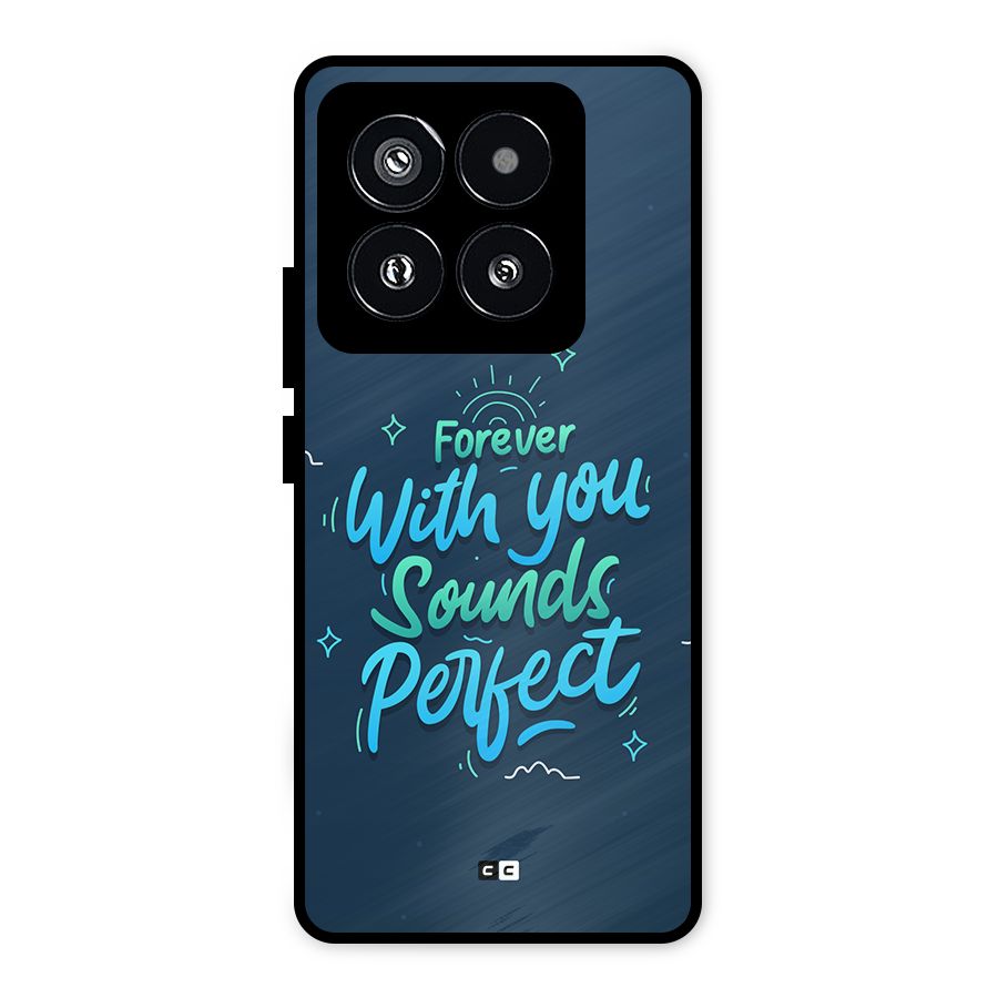 Sounds Perfect Metal Back Case for Xiaomi 14 Pro