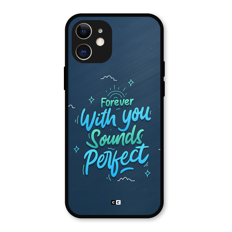 Sounds Perfect Metal Back Case for iPhone 12