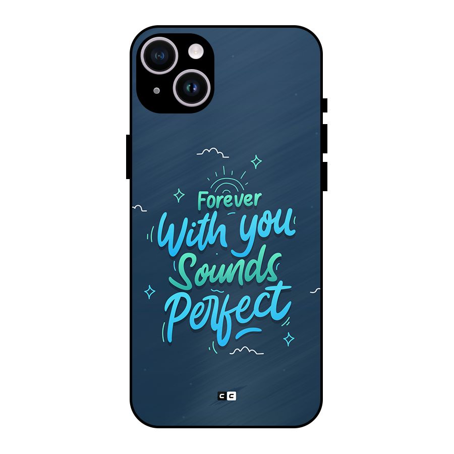 Sounds Perfect Metal Back Case for iPhone 14 Plus