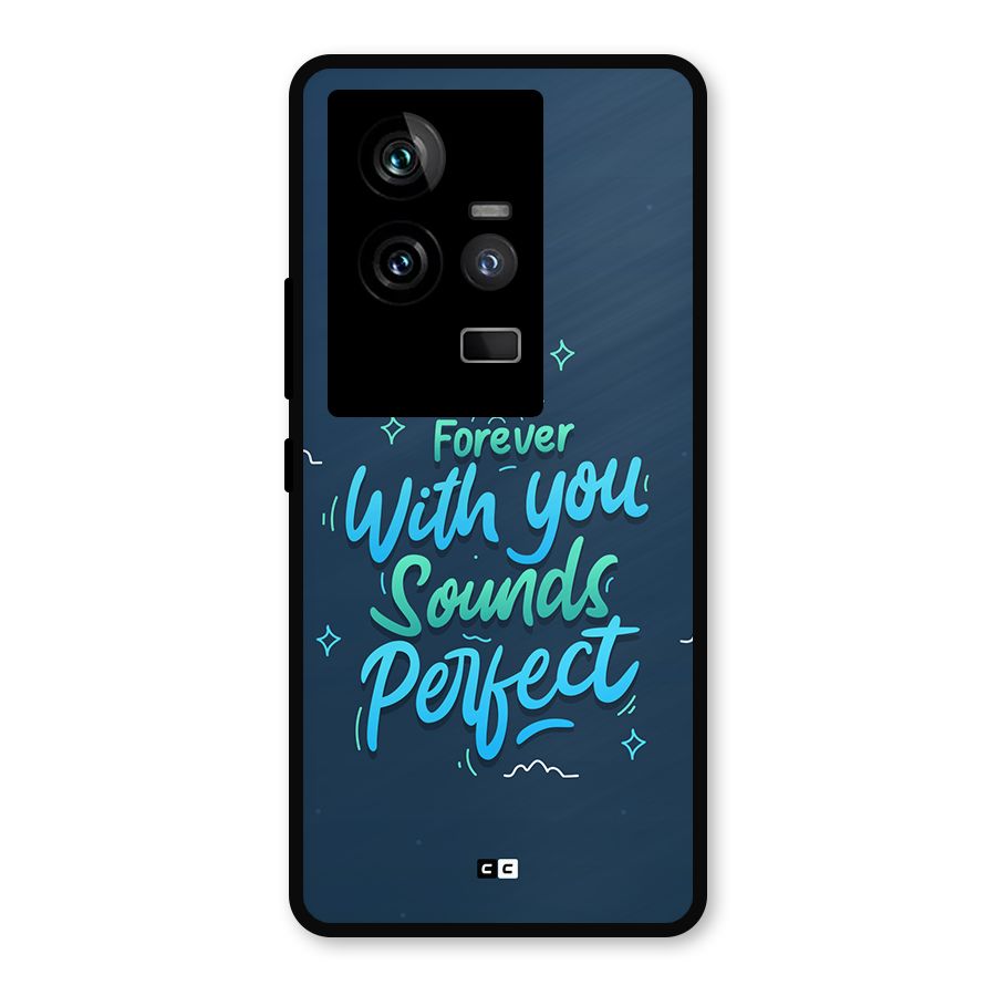 Sounds Perfect Metal Back Case for iQOO 11 5G
