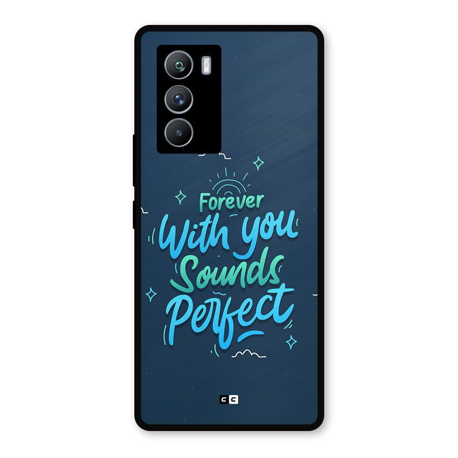 Sounds Perfect Metal Back Case for iQOO 9 SE