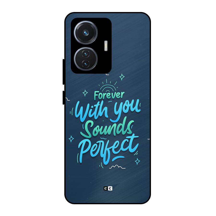 Sounds Perfect Metal Back Case for iQOO Z6 44W