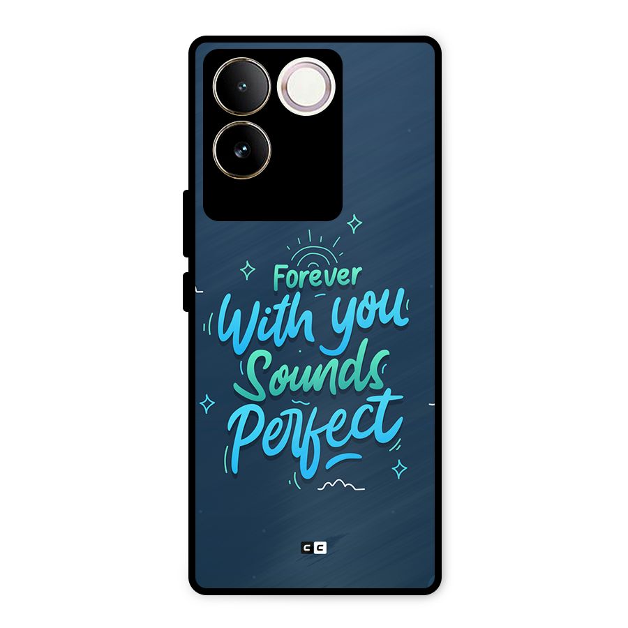 Sounds Perfect Metal Back Case for iQOO Z7 Pro