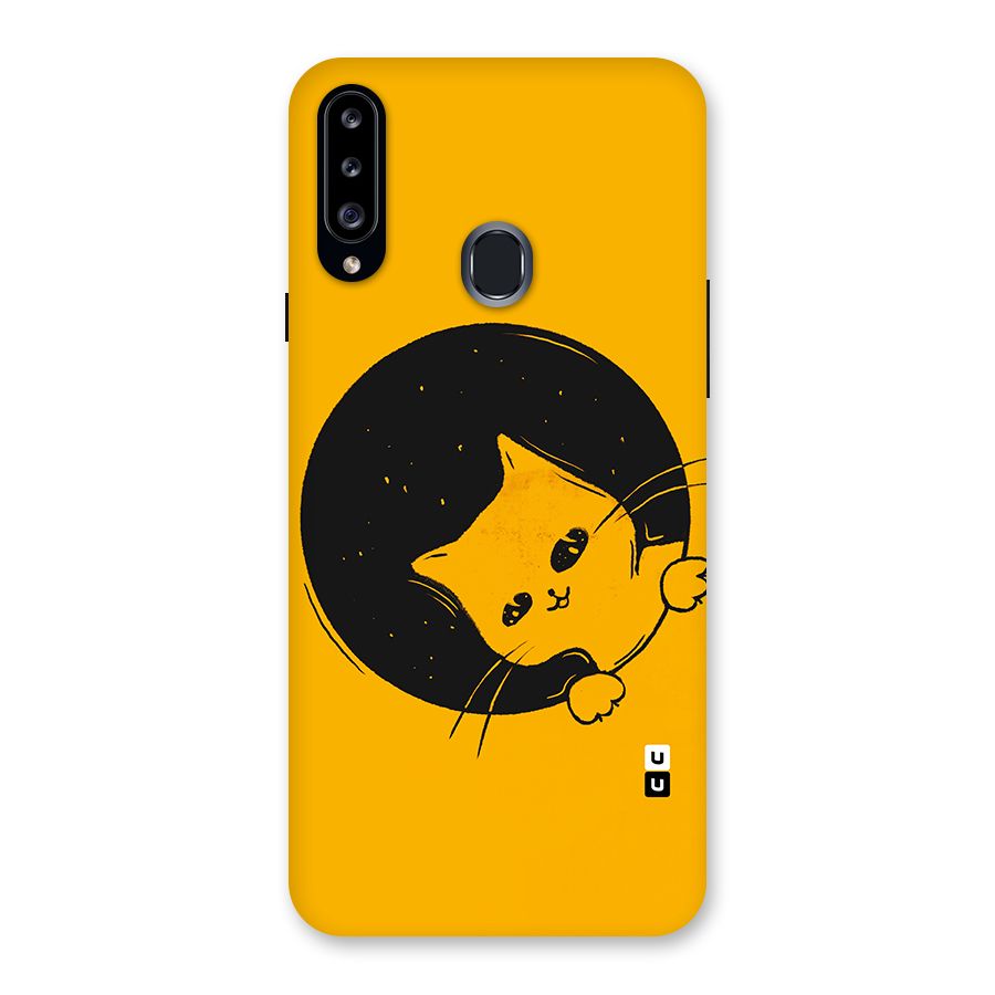 Space Cat Back Case for Galaxy A20s