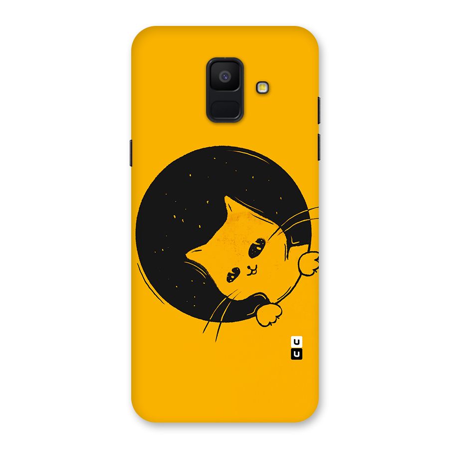 Space Cat Back Case for Galaxy A6 (2018)