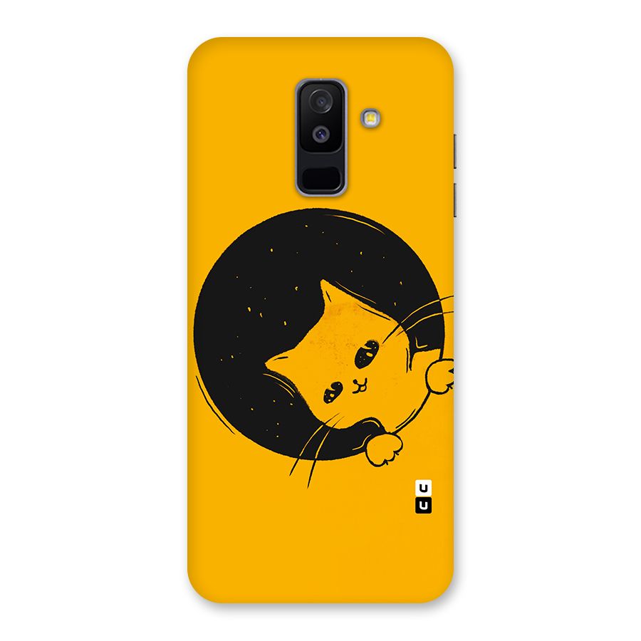 Space Cat Back Case for Galaxy A6 Plus