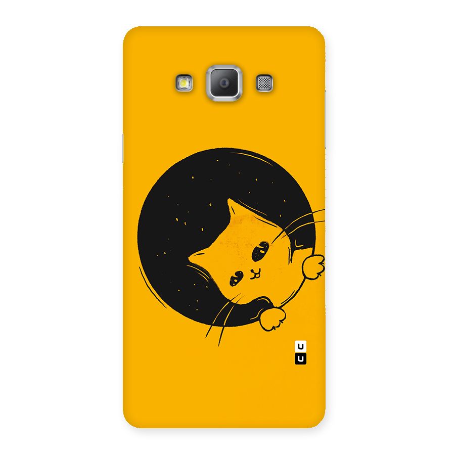 Space Cat Back Case for Galaxy A7