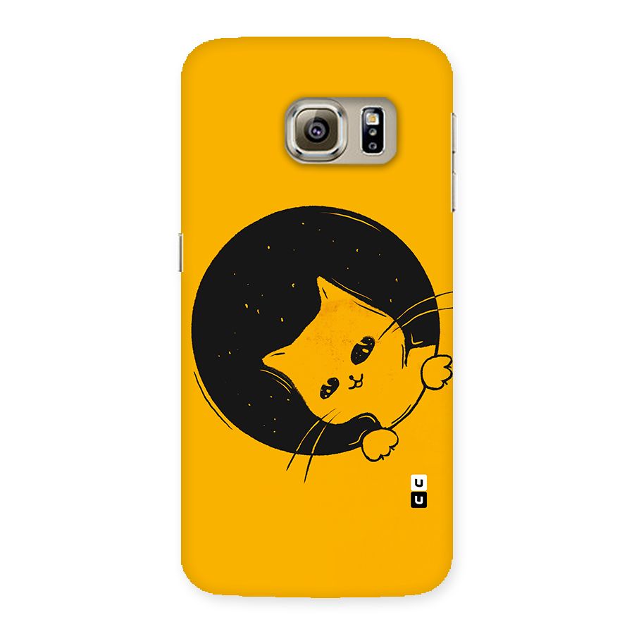 Space Cat Back Case for Galaxy S6 edge