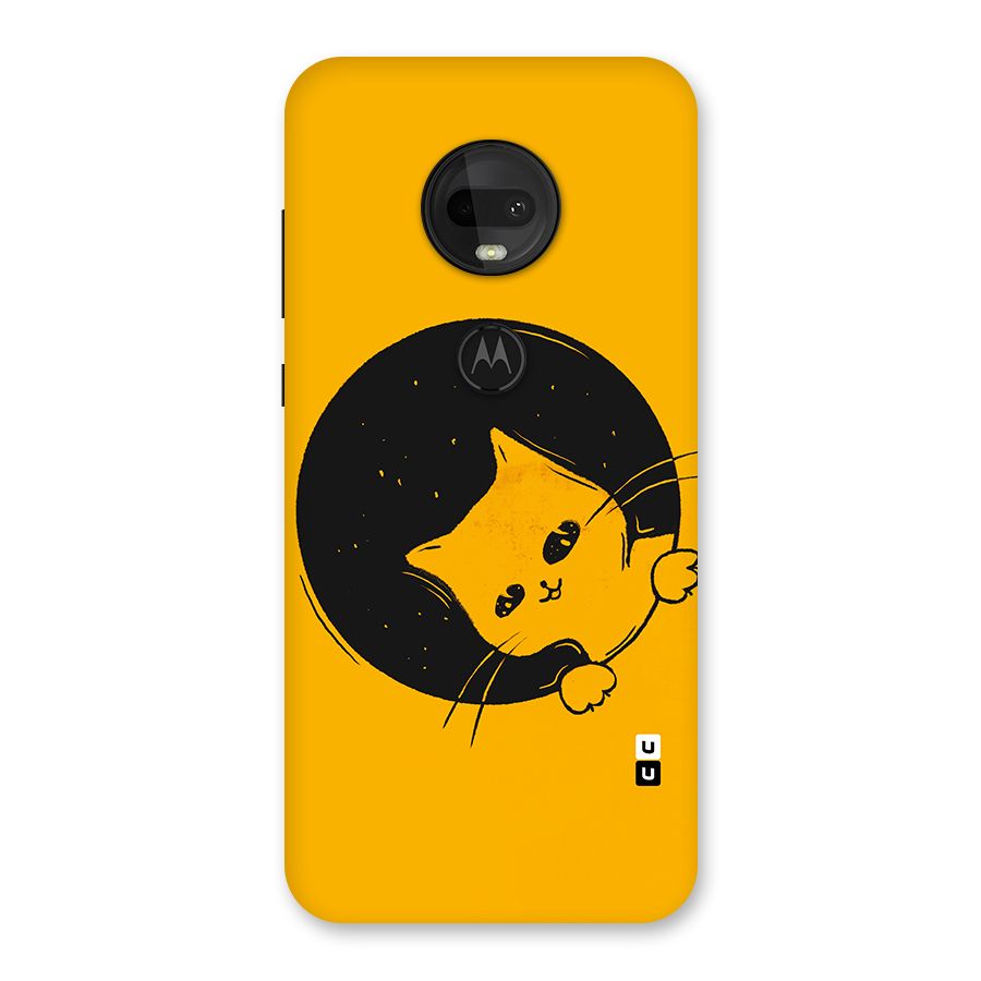 Space Cat Back Case for Moto G7