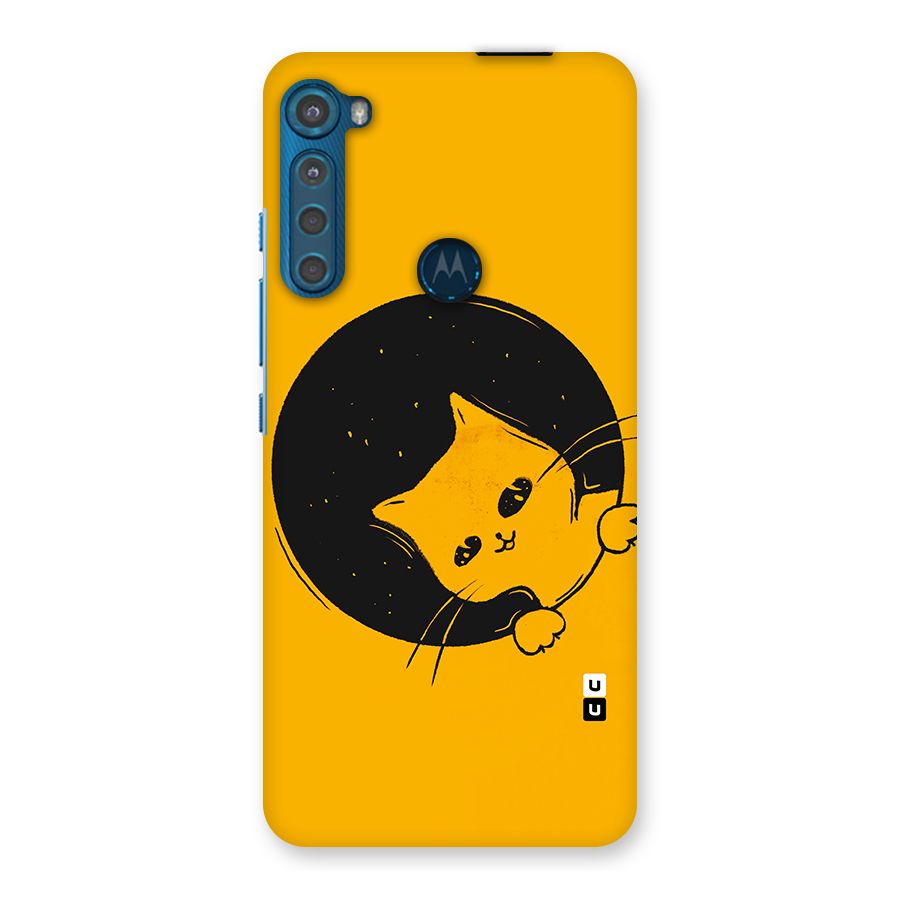 Space Cat Back Case for Motorola One Fusion Plus