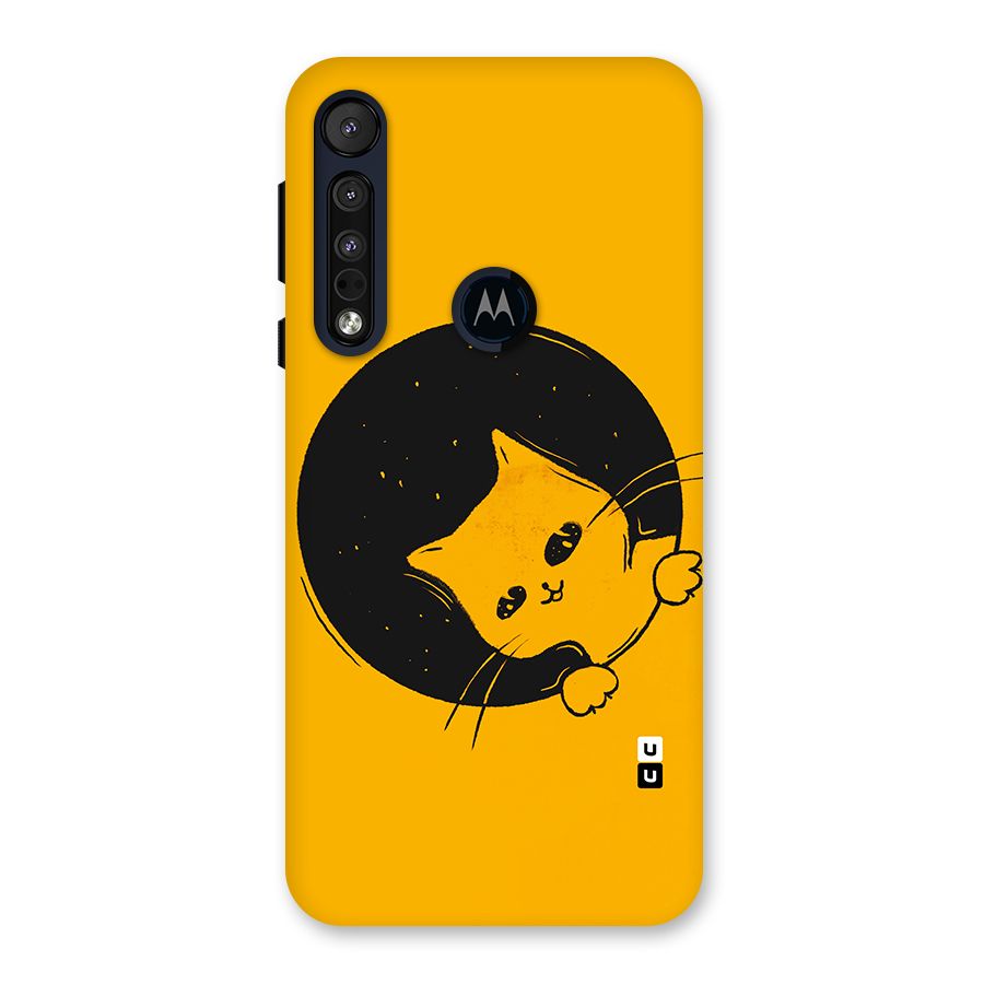 Space Cat Back Case for Motorola One Macro