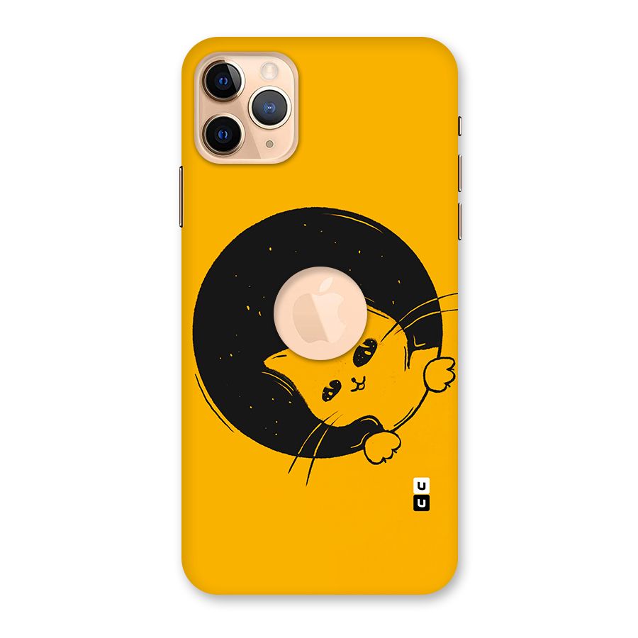 Space Cat Back Case for iPhone 11 Pro Max Logo Cut