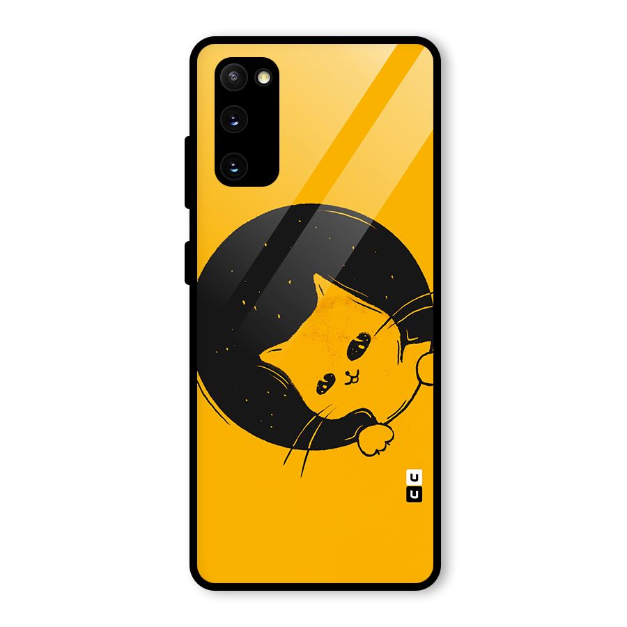 Space Cat Glass Back Case for Galaxy S20 FE 5G