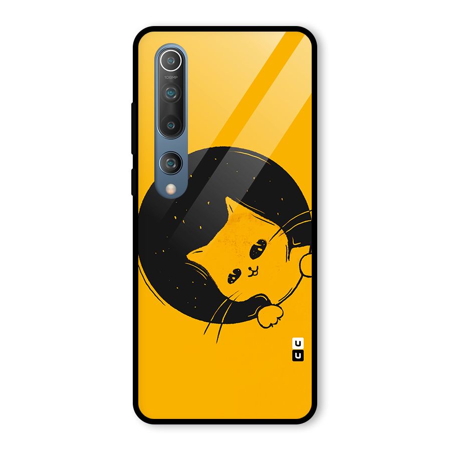 Space Cat Glass Back Case for Mi 10