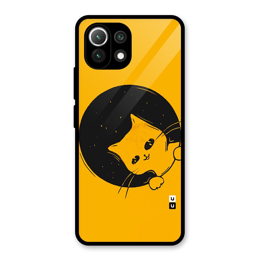 Space Cat Glass Back Case for Mi 11 Lite NE 5G