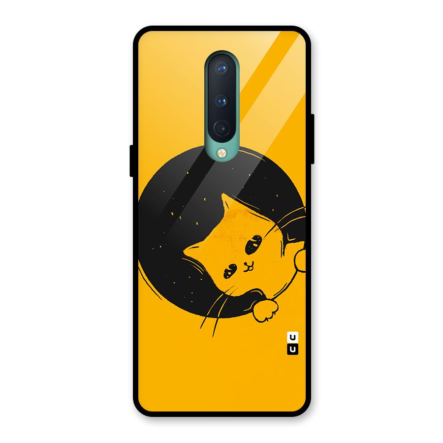 Space Cat Glass Back Case for OnePlus 8
