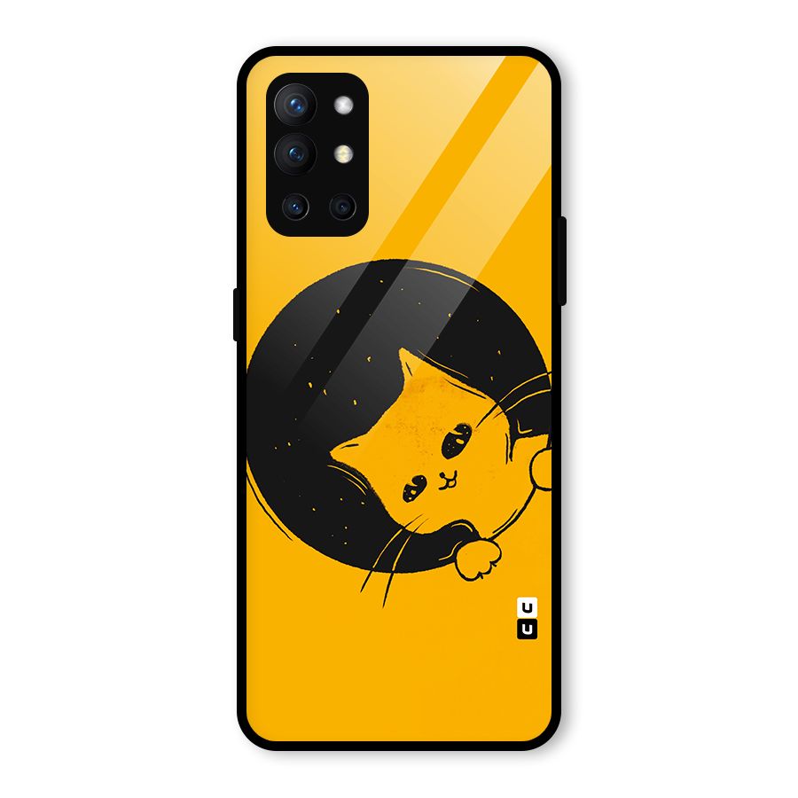 Space Cat Glass Back Case for OnePlus 9R