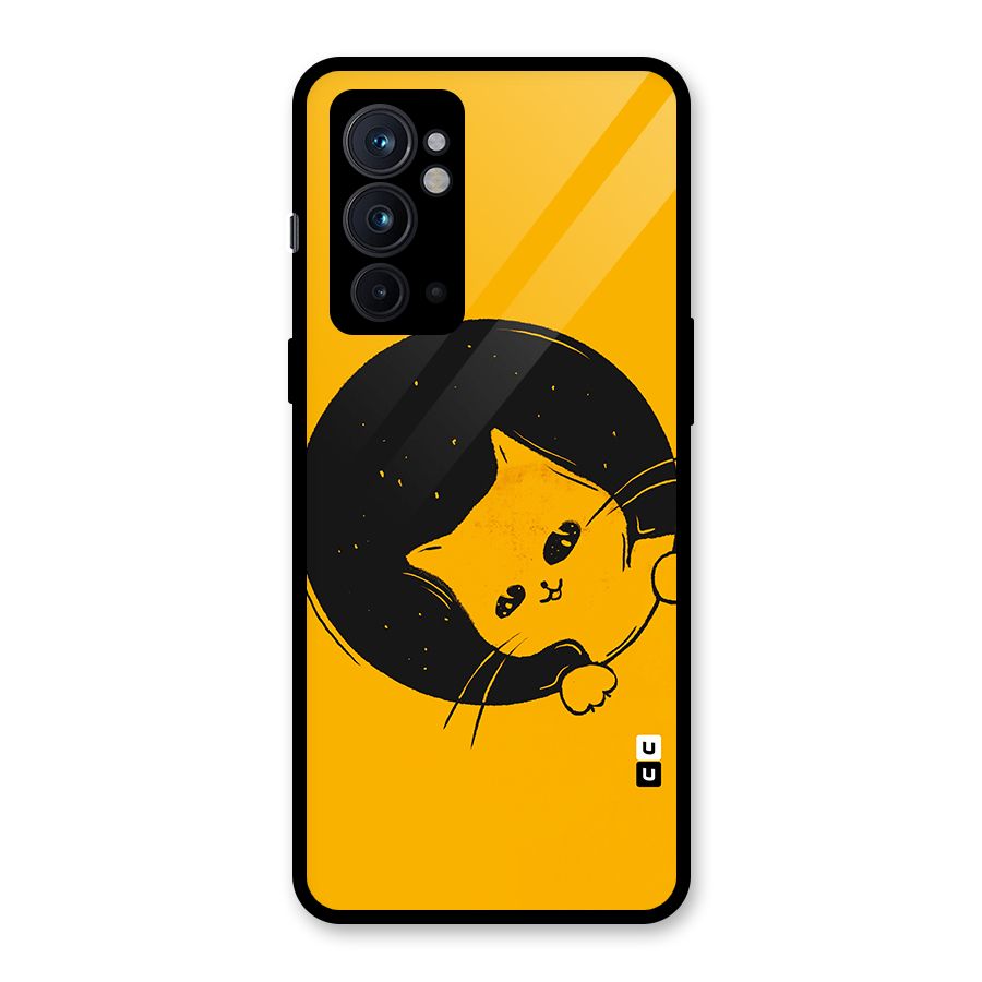 Space Cat Glass Back Case for OnePlus 9RT 5G