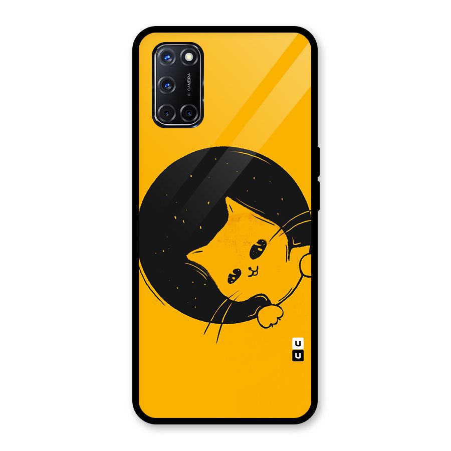 Space Cat Glass Back Case for Oppo A52