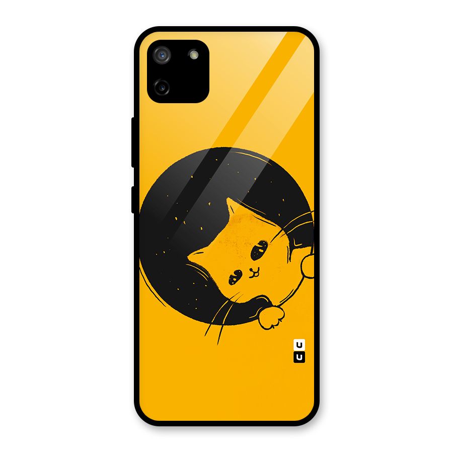 Space Cat Glass Back Case for Realme C11