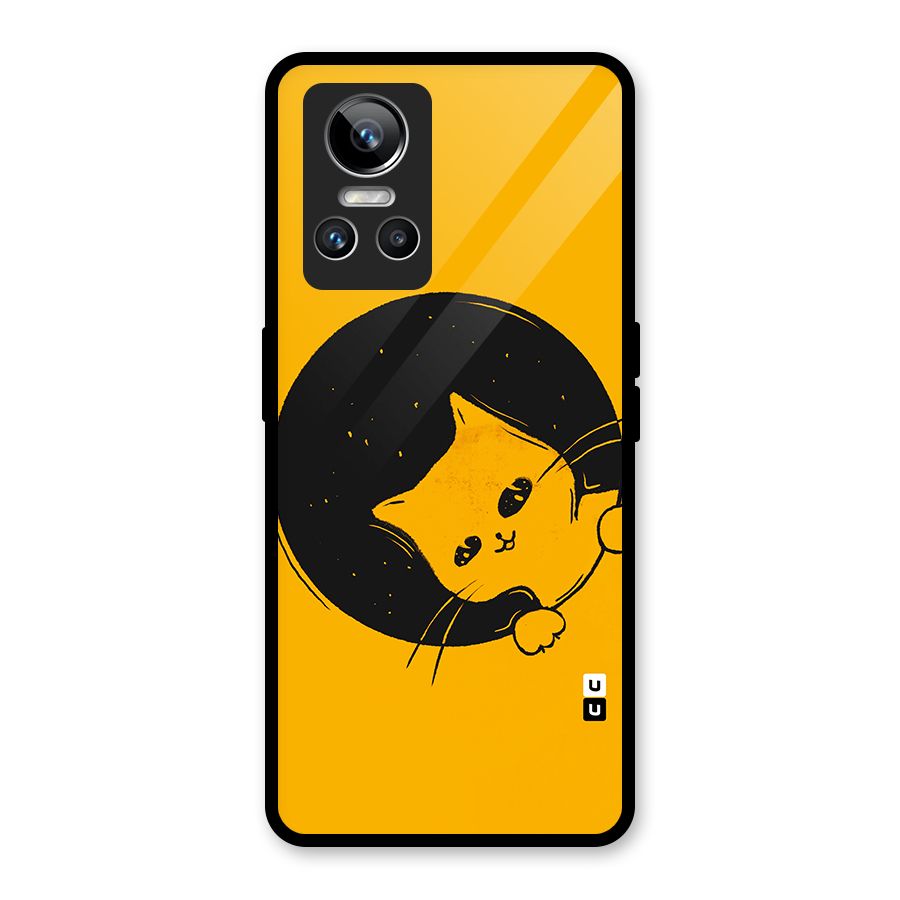 Space Cat Glass Back Case for Realme GT Neo 3