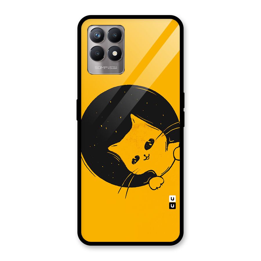 Space Cat Glass Back Case for Realme Narzo 50