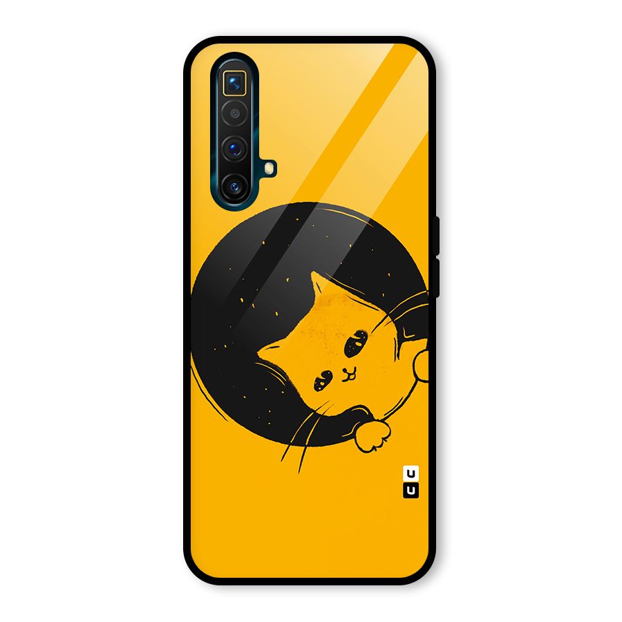Space Cat Glass Back Case for Realme X3 SuperZoom