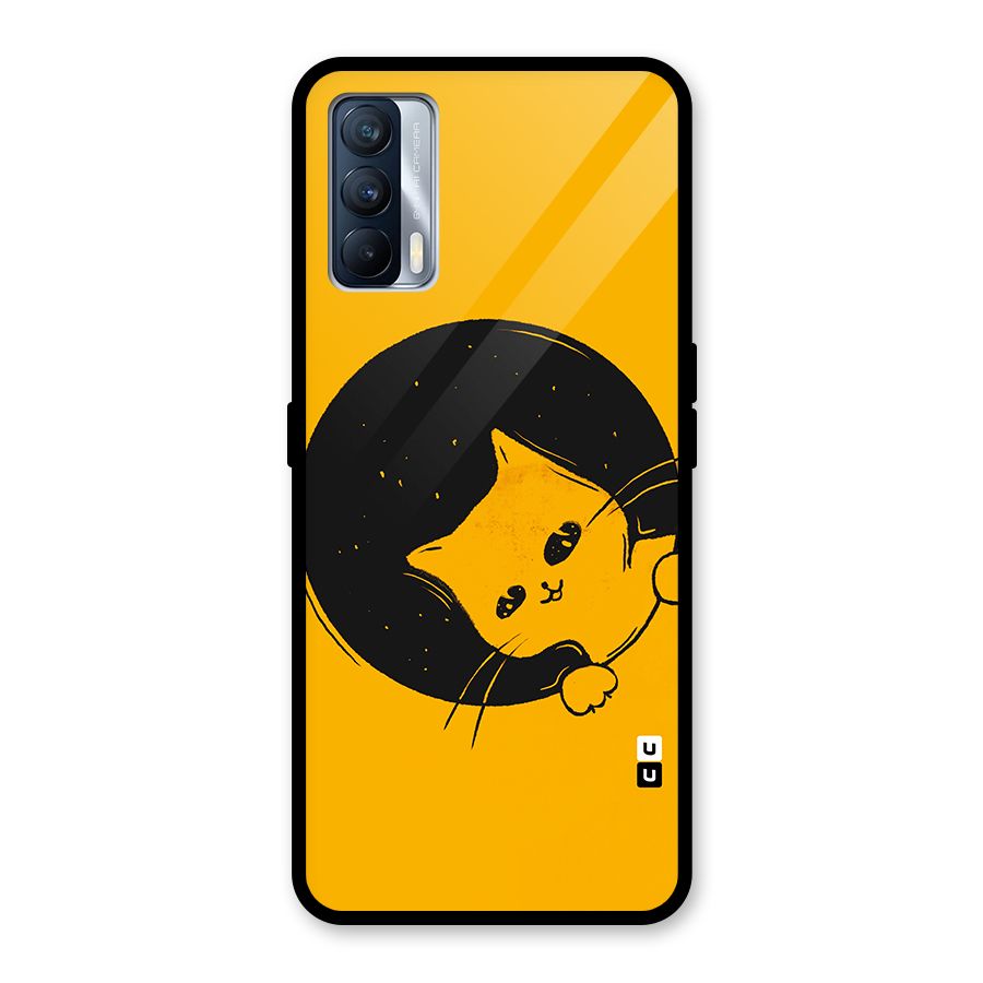 Space Cat Glass Back Case for Realme X7