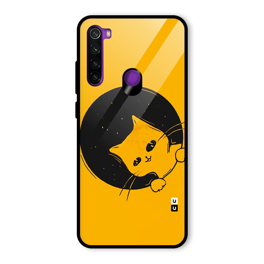 Space Cat Glass Back Case for Redmi Note 8