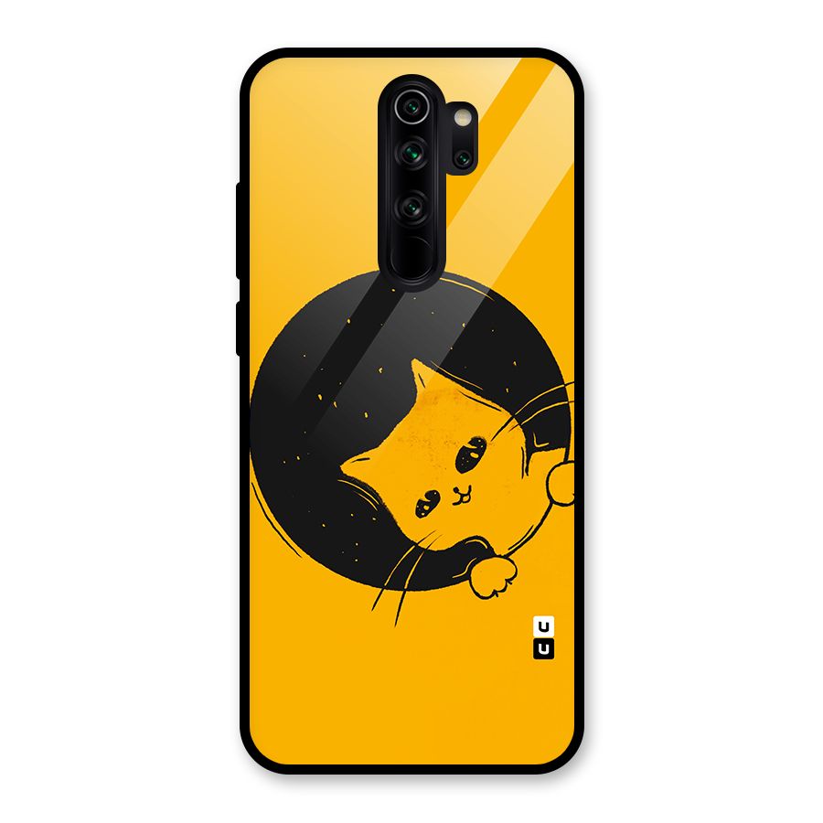 Space Cat Glass Back Case for Redmi Note 8 Pro