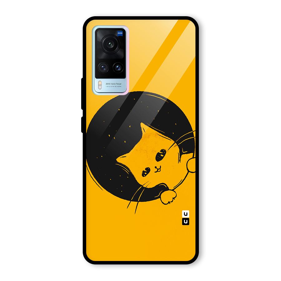 Space Cat Glass Back Case for Vivo X60